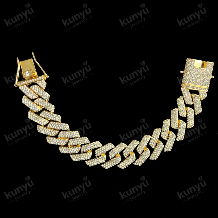Βραχιόλι χιπ χοπ Cuban Link Βραχιόλι χιπ χοπ Cuban Link