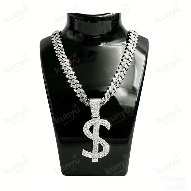 Κολιέ με πινακίδες Hip Hop Dollar Κολιέ με πινακίδες Hip Hop Dollar
